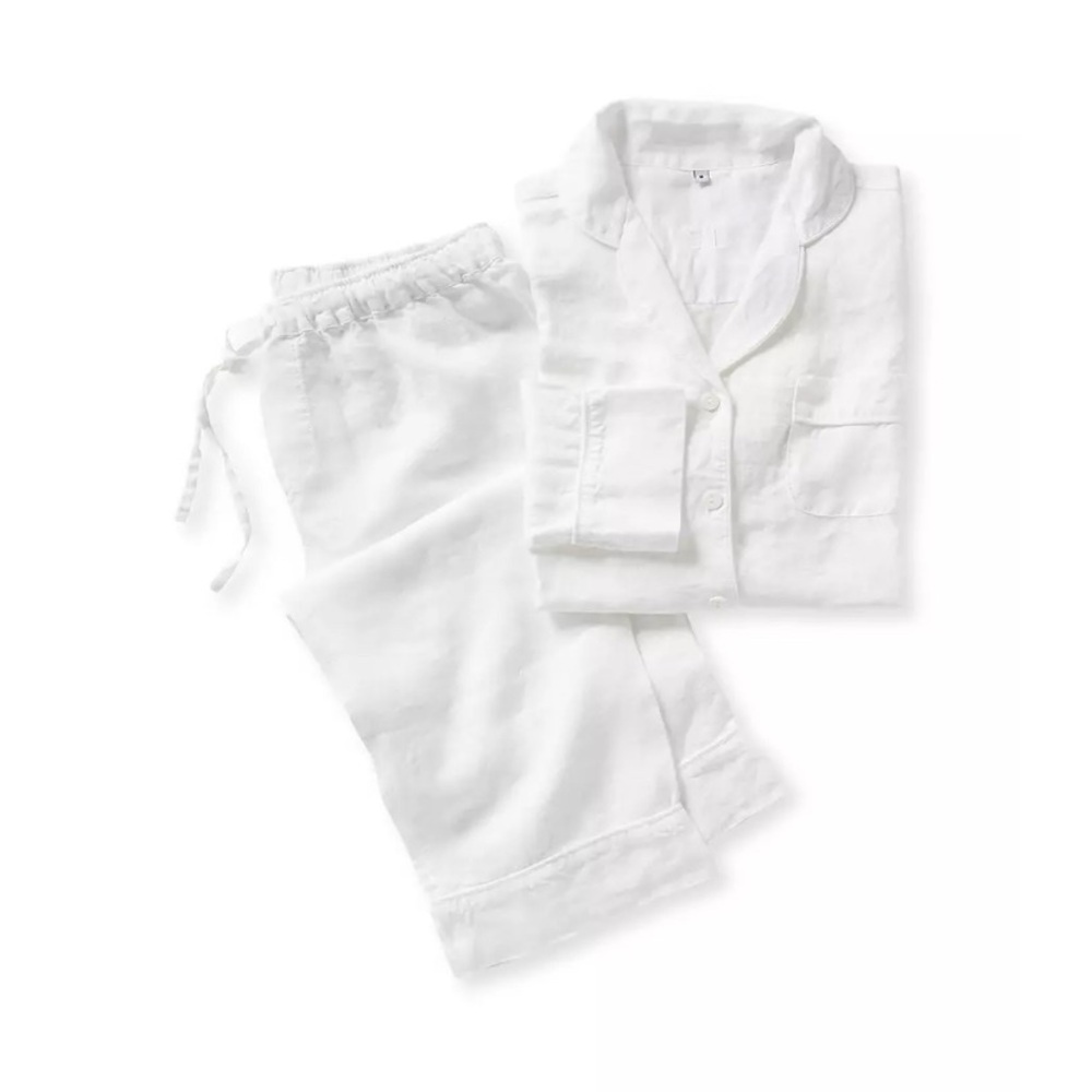 Serena & Lily Positano Linen Pajamas